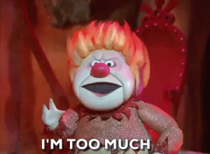 heat miser,heat,christmas movies,sun,1974,the year without a santa claus,im too much