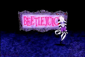 90s,horror,cartoon,set,beetlejuice
