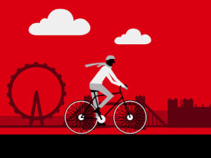 bicycle,animation,london,riding bike,motion design,frame by frame,character animation,chap