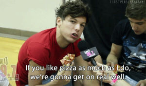 music,lovey,food,louis tomlinson,pizza,lou,hot guy