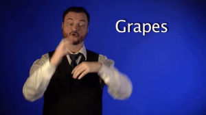 american sign language,sign language,asl,grapes
