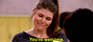 youre welcome,reactiongifs,today,sassy,everyone,sarcastic,cancer,victims,behalf