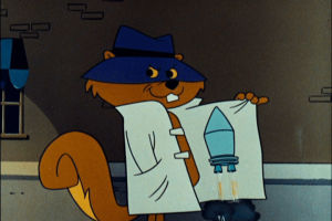 hanna barbera,see you later,secret squirrel,bye,rocket,warner archive,rocket launch,im outta here