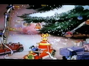 christmas,vintage,cartoon,twas the night before christmas