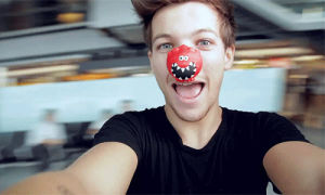 louis tomlinson,love,smile,one direction,hair,boy,eyes,1d,perfect,idol,one way or another,red nose,oned