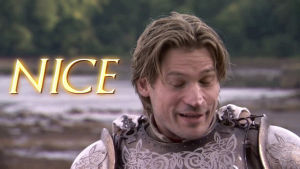 game of thrones,good job,jaime lannister,excited,nice,great