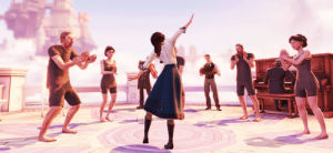 gaming,bioshock infinite,hahahhaha keel meh,the only time she was ever truly free and happy