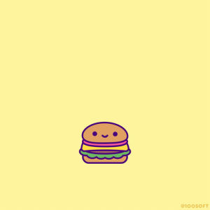 kawaii,robot,burger