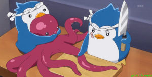 mawaru penguindrum,mawaru penguin drum,anime,penguin,mawaru,guf,blue penguin