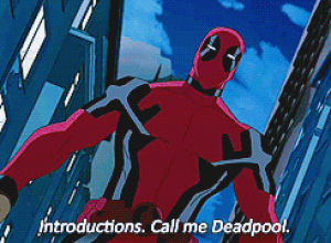 deadpool ultimate spider man gif
