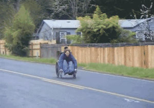 wheelchair,fail,speeding