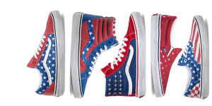 4th of july,vans shoes,fashion,summer,usa,style,america,shoes,july,vans,july 4th,red white and blue,stars and stripes
