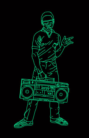 80s,hip hop,boombox,neon boy,music,gifology