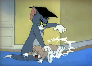 tom and jerry,spanking,spank,punishment,bad,shame on you,bad boy,cartoons comics,ass smack,bad girl,actions,reactions,whoop ass