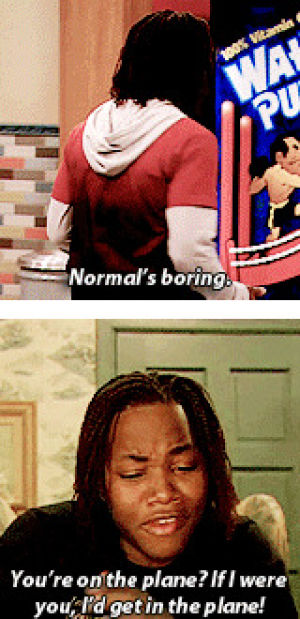 normal,funny,victorious,boring,swimmers