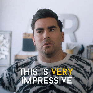 schitts creek,well done,impressive,david rose,daniel levy,dan levy,funny,comedy,amazing,humour,cbc,canadian,good job,very,schittscreek,levy,you did great