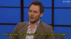 parks and recreation,male nudity,seth meyers,nudity,television,celebs,comedy,amy poehler,parks and rec,late night,chris pratt,penis,late night with seth meyers,lnsm,special delivery