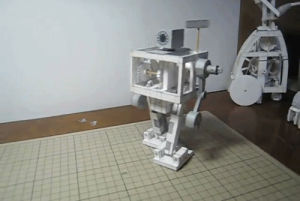 robot,papercraft,project,memes,japan,paper,mechanical,art design