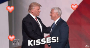 goodbye,kiss,hello,donald trump,kisses