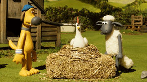 shaun the sheep,hen,easter,aardman animations,aardman,eggs,laying,shaunthesheep,shaunthesheepeaster