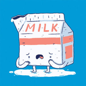 milk,art,animation,design,artists on tumblr,sad,illustration,adorable,crying,drawing,cry,milk carton,lxromero