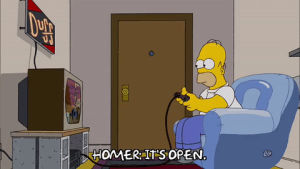 tv,homer simpson,marge simpson,video games,pizza,season 20,episode 19,20x19