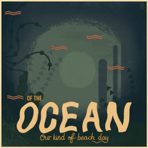 illustration,beach,ocean,sea,dots,twodots,postcards
