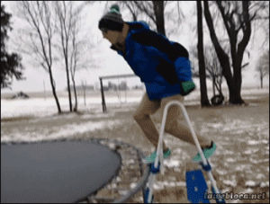 snow,ice,trampoline