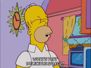 smell,homer simpson,episode 15,season 17,hungry,fat,kitchen,17x15