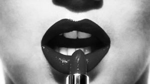 black and white,makeup,lips,lipstick
