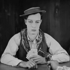 silent film,quote,genius,film,cute,vintage,retro,beauty,face,beautiful,adorable,handsome,nostalgia,classic film,buster keaton,classic movies,1920s,silent,americana,old movies,the general,the cameraman