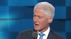 bill clinton,laugh,stare,oh really,is that so,sensible chuckle