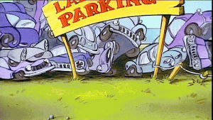 sand in your navel,animation,90s,rockos modern life,rocko,parking