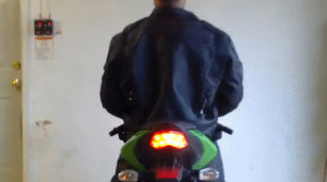 motorcycle,lamp,interesting,jacket,corner