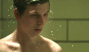 michael cera,showering,water,boy,green,tired,shoulders,youth in revolt