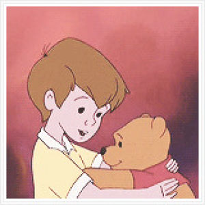 hug,hugging,huging,winnie the pooh,christopher robin,love,disney