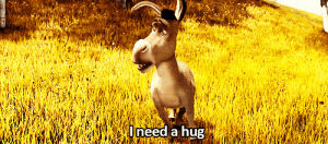 donkey,hug,shrek,i need a hug,cartoons comics