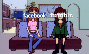 social media,facebook,daria,cartoons comics
