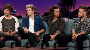 one direction,harry styles,louis tomlinson,liam payne,1d,confused,niall horan,james corden,late late show,считает