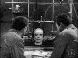 1962,brain,vintage,tv,art,film,black and white,science,artists on tumblr,cinemagraph,bw,cine,doctor,die,experiment,okkult,excerpts,motion pictures