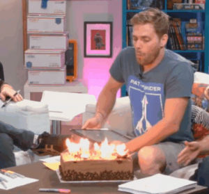 blow out candles,candles,hyper rpg,birthday cake,zac eubank