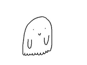 boo,halloween,black and white,ghost,spooky,animation,cute,october,easytoon