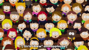 cute,adorable,crowd,applause,bebe stevens,only girls