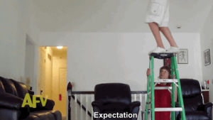 fail,boy,jumping,afv,ladder,expect