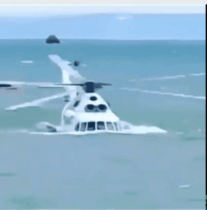 helicopter,rough,water