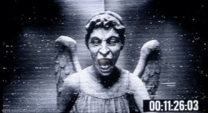 doctor who,weeping angels,the woods