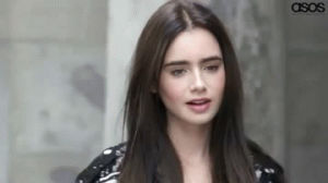 lily collins,lily,asos,love,cute,smile,laughing,beautiful,listen in,stephan el shaarawy