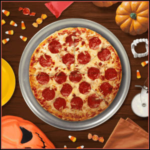 GIF pizza halloween spooky - animated GIF on GIFER - by Adohuginn