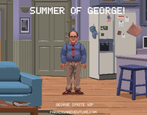 seinfeld,game,time,fan,george,adventure,spare