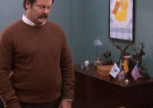 what the hell,ron swanson,parks and recreation,confused,parks and rec,huh